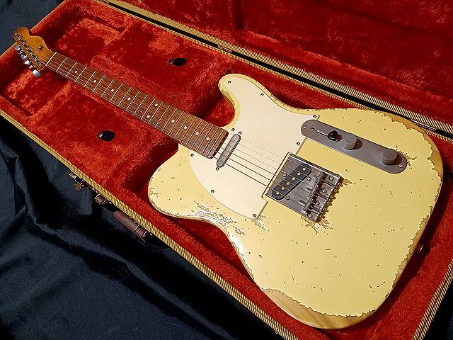 Select Capacitor abd BeldenWier Custom Relic Old Blond Telecaster _画像1