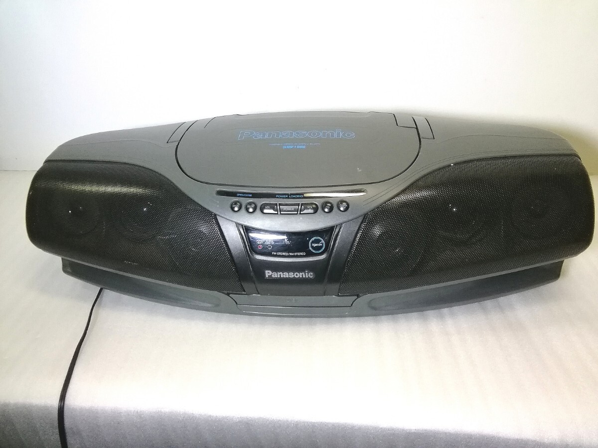 Panasonic パナソニック RX-DT75  CDラジカセ バブルラジカセ コブラトップ  CD/カセット/ラジオ 93年製 【ジャンク】の画像1