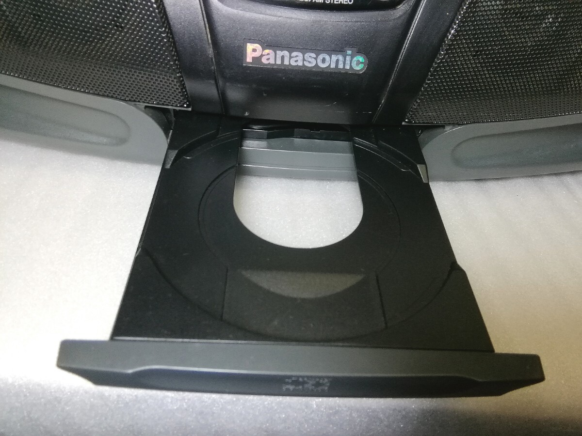 Panasonic パナソニック RX-DT75  CDラジカセ バブルラジカセ コブラトップ  CD/カセット/ラジオ 93年製 【ジャンク】の画像4