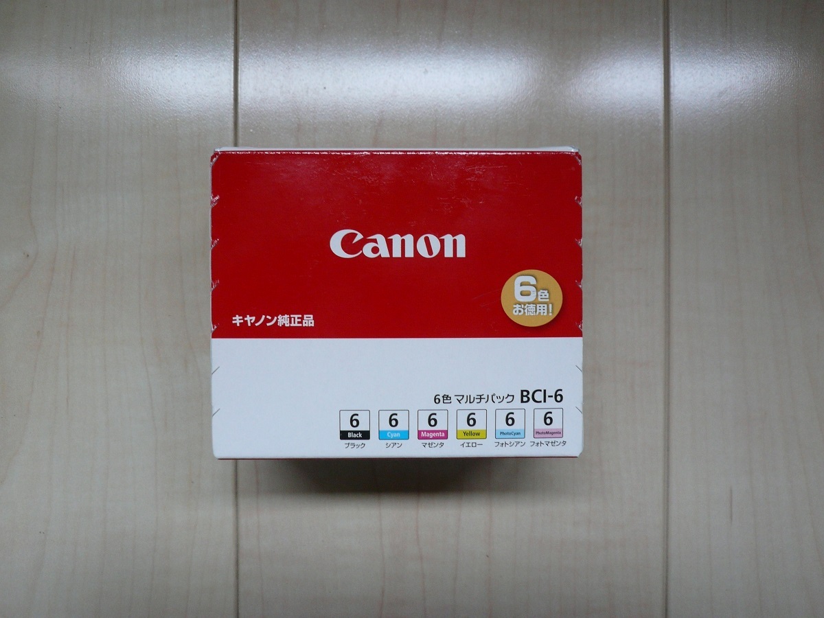 Canon 純正インクタンクBCI-６MP6色マルチパック 長期保存品の画像1