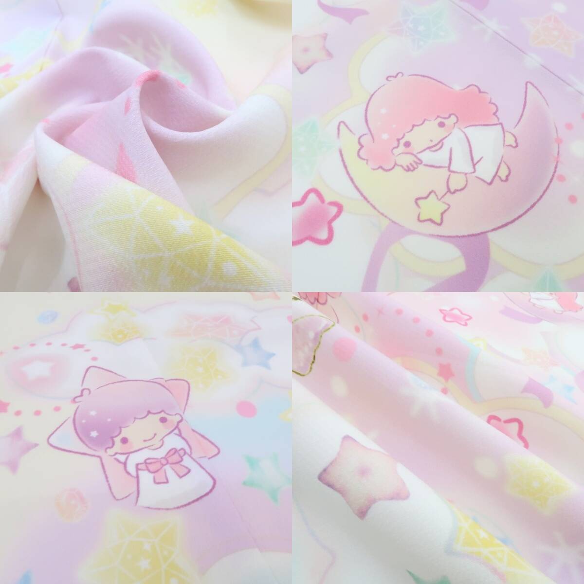ゆめsaku2 美品 サンリオコラボ キキララ 洗える着物 成人式 ゆめsaku2 美品 サンリオコラボ キキララ 洗える着物 成人式