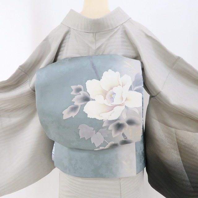 ゆめsaku2 新品 2点セット 銀花仙 着物 仕付け糸付“無限の美を ゆめsaku2 新品 2点セット 銀花仙 着物 仕付け糸付“無限の美を