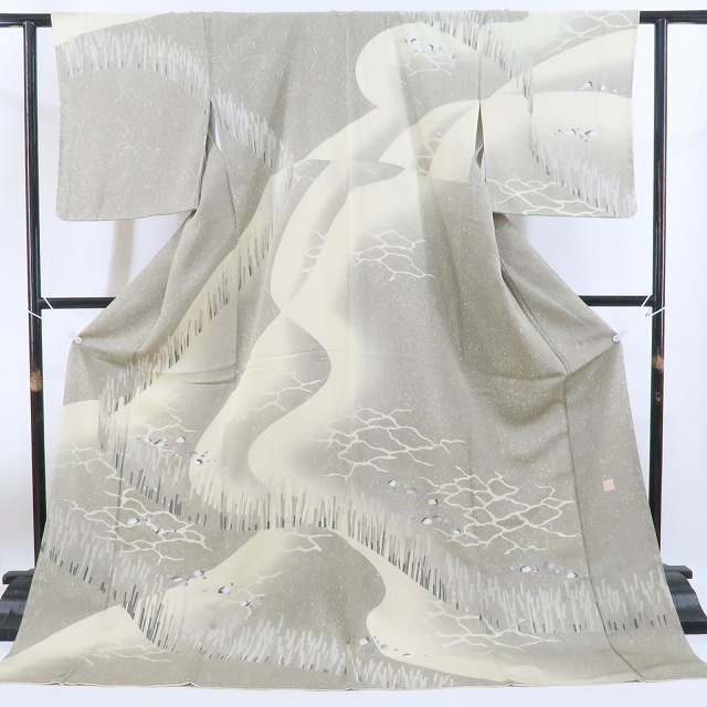 ゆめsaku2 新品 倉染匠 蝋彩友禅作家 倉翔篁 落款 着物 正絹 ゆめsaku2 新品 倉染匠 蝋彩友禅作家 倉翔篁 落款 着物 正絹
