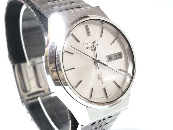 【Gt5】SEIKO/セイコー◇諏訪09クオーツ/0923-8010/QMQ020◇1975年製♂クオーツ/デイデイト/純正ブレス_画像1