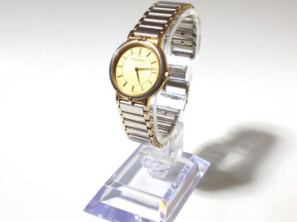 【Yy5☆】Yves Saint Laurent/イヴ・サンローラン◇Quartz/2220-228481◇1991年製レディース♀クオーツ_画像5