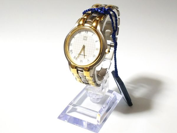 【Yy7☆】GIVENCHY/ジバンシィ◇MONTRES/SwissQuartz/Ref.GP.07.TT4◇2000年製♂2針クオーツ/コンビ/美品_画像5