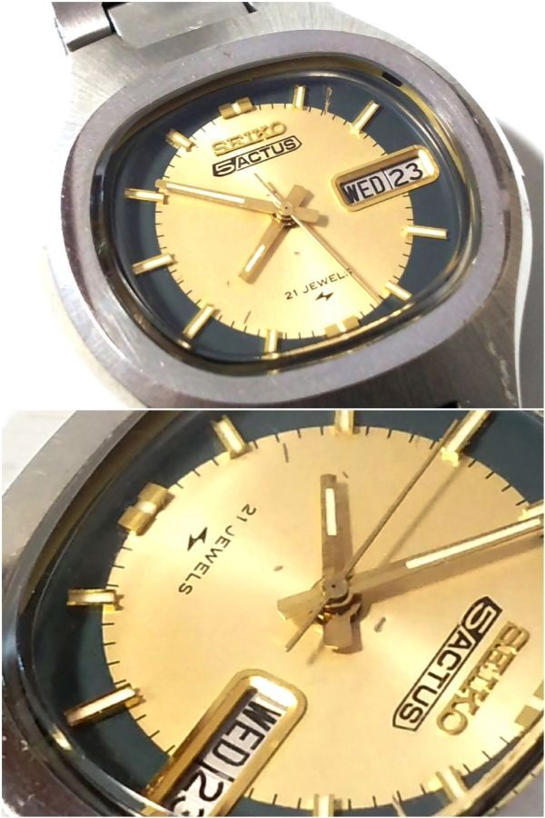 【Ks3】SEIKO/セイコー◇5ACTUS/ファイブアクタス/7019-5010/70-5A◇1973年製♂21石自動巻き/楕円形_画像2