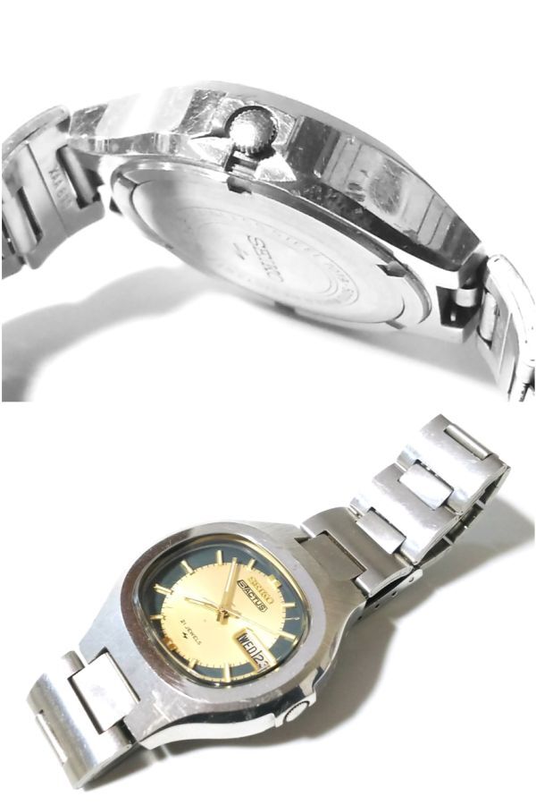 【Ks3】SEIKO/セイコー◇5ACTUS/ファイブアクタス/7019-5010/70-5A◇1973年製♂21石自動巻き/楕円形_画像7