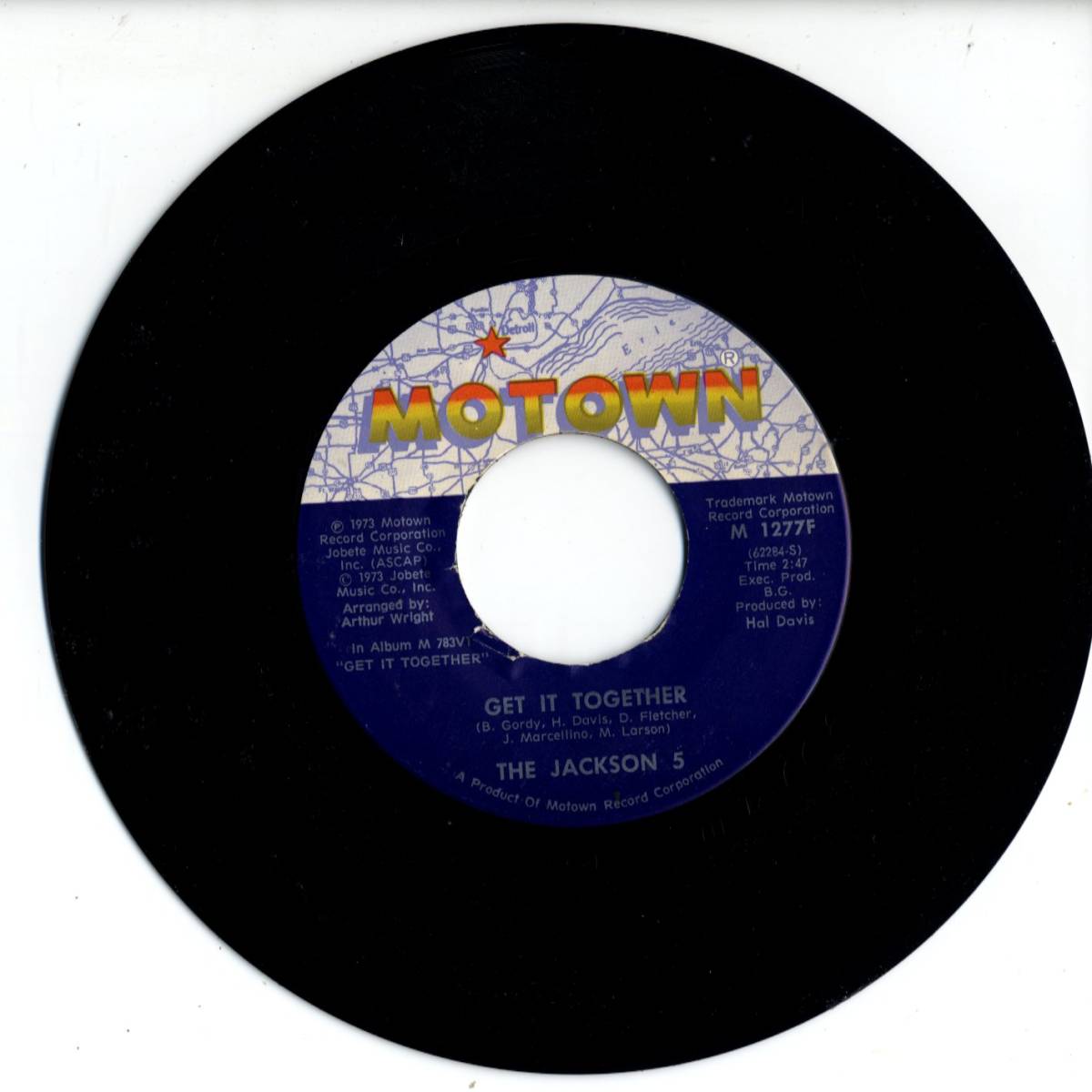 Jacksin 5 「Get It Together/ Touch」　米国MOTOWN盤EPレコード _画像1