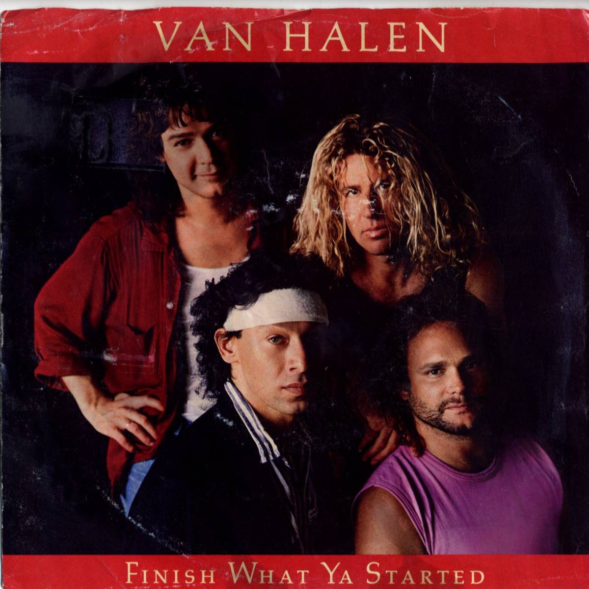 Van Halen 「Finish What Ya Started/ Sucker In A 3 Piece」米国WARNER盤EPレコード_画像1