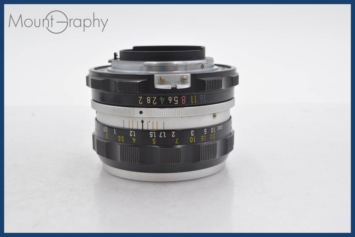 ★極上美品★ ニコン Nikon NIKKOR-H Auto 50mm F2 非Ai 前後キャップ&レンズフィルター付 ★完動品★ 同梱可 #tk2730_画像2