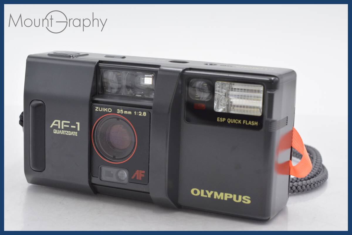 ★極上美品★ オリンパス Olympus AF-1 Zuiko 35mm F2.8 AF ストラップ付属 ★完動品★ 同梱可 #tk2972_画像1