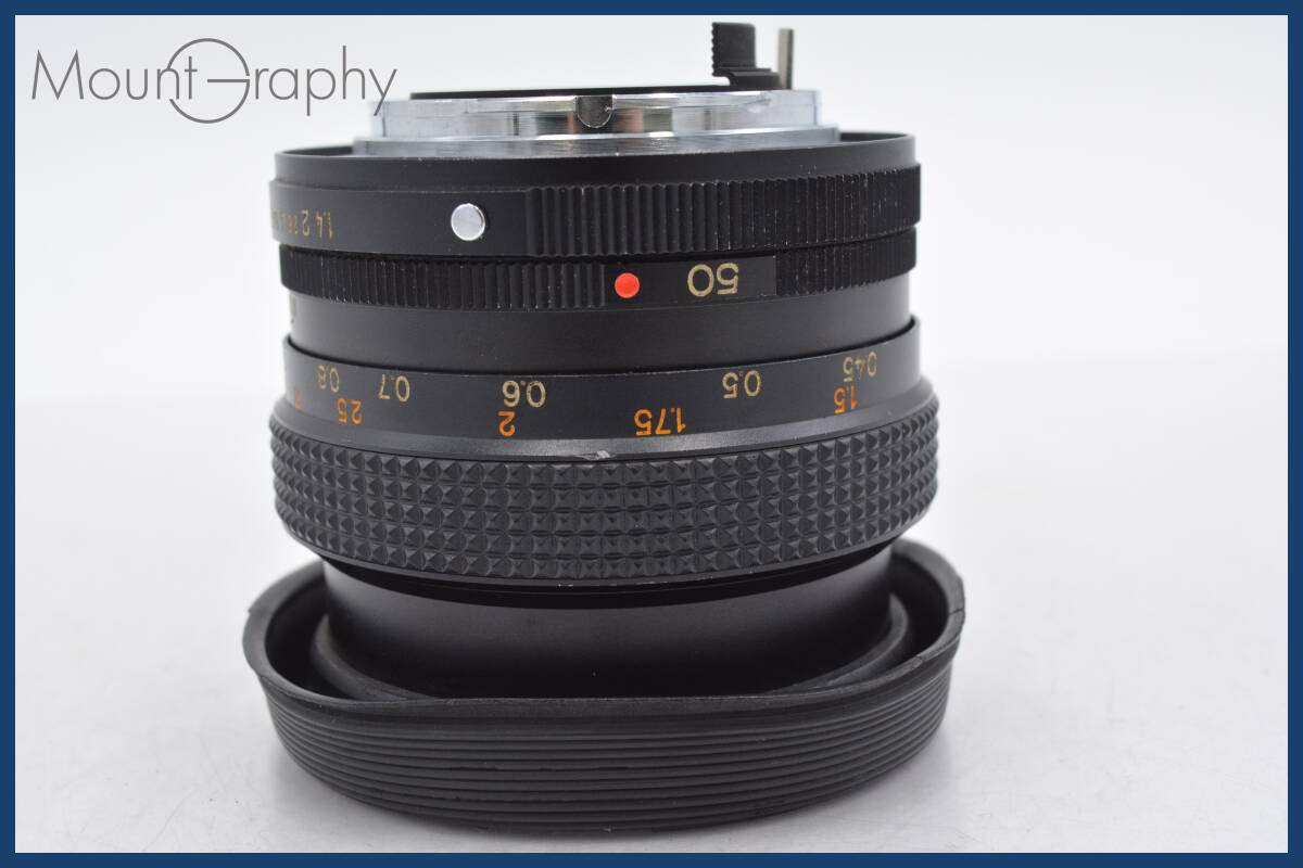 ★極上美品★ コニカ Konica HEXANON AR 50mm F1.4 ★完動品★ 同梱可 #tk3061_画像2