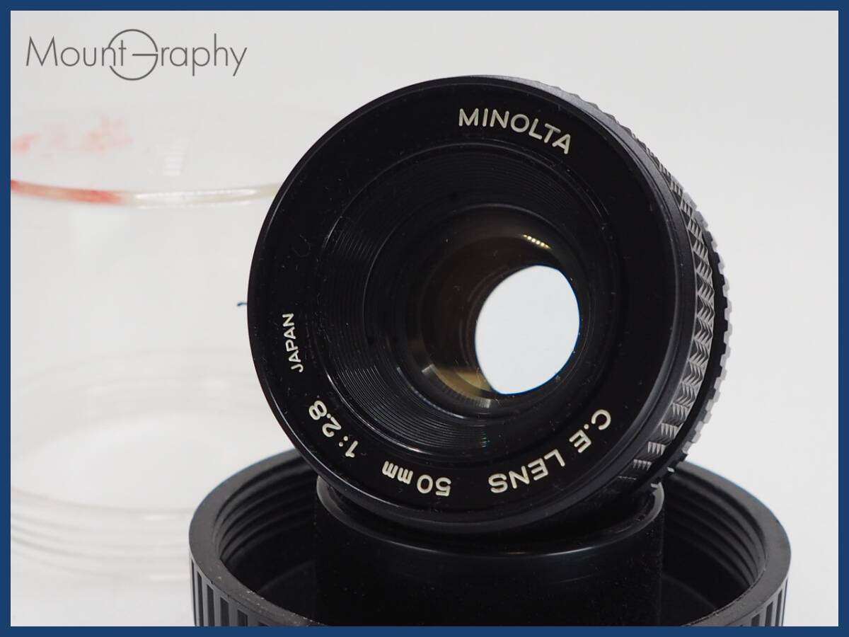 * superior article * MINOLTA Minolta C.E.ROKKOR 50mm F2.8 * working properly goods * including in a package possible case attaching #i5844