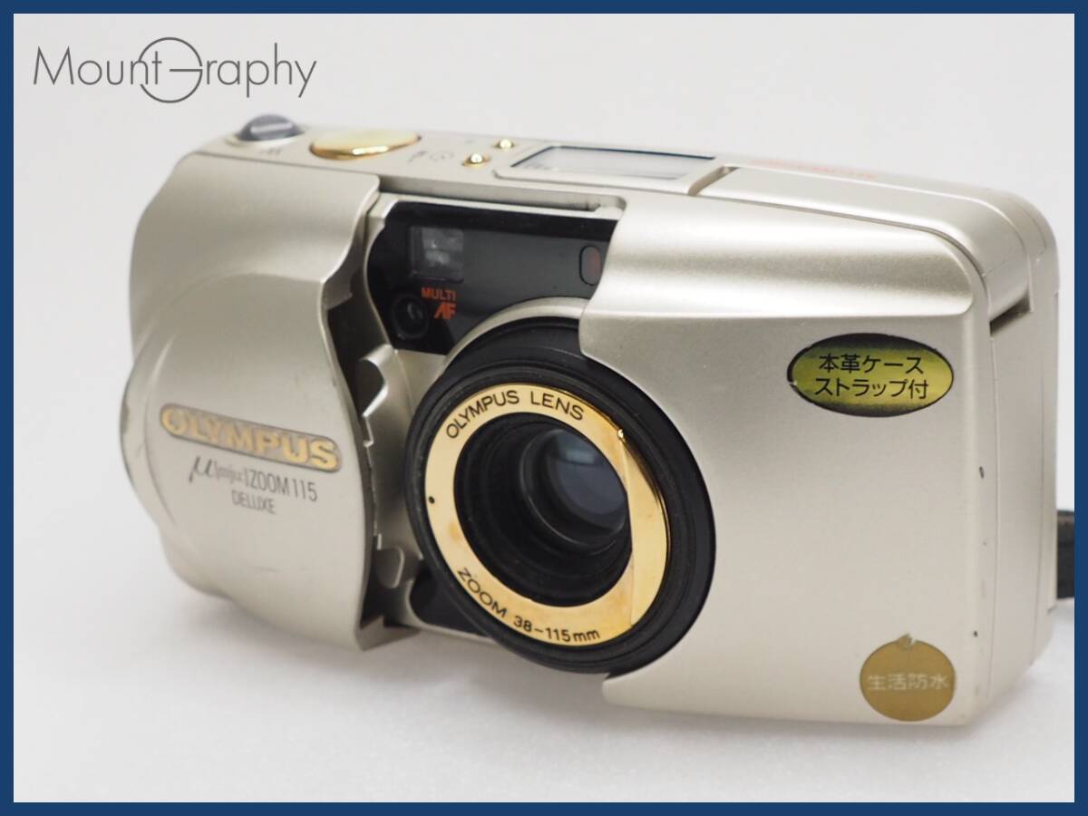 ★良品★ OLYMPUS オリンパス μ[mju:] ZOOM 115 DELUXE ★完動品★同梱可 #i5694