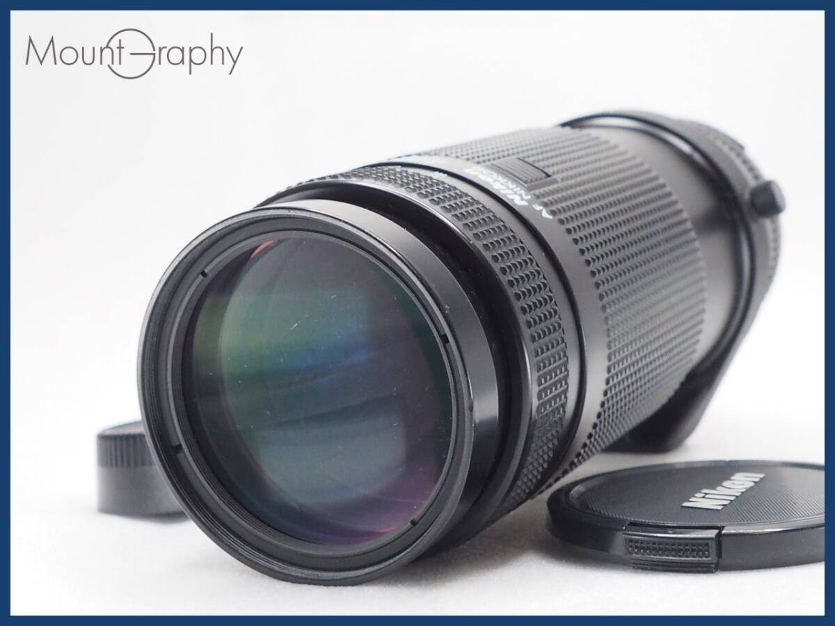 ★実用美品★ NIKON ニコン AF NIKKOR 75-300mm F4.5-5.6 ★完動品★同梱可 前後キャップ付 #i5922