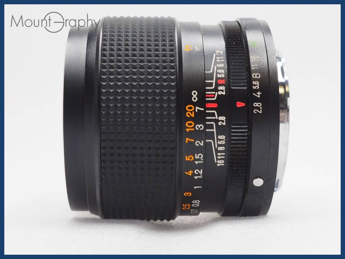 ★良品★ KONICA コニカ HEXANON AR 35mm F2.8 ★完動品★同梱可 フード付 #i5972_画像5