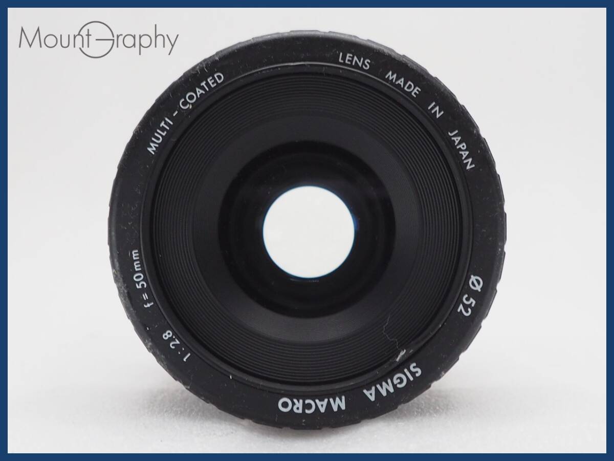 ★良品★ SIGMA シグマ MACRO 50mm F2.8 ★完動品★同梱可 オリンパスOMマウント(MF) #i6013_画像3