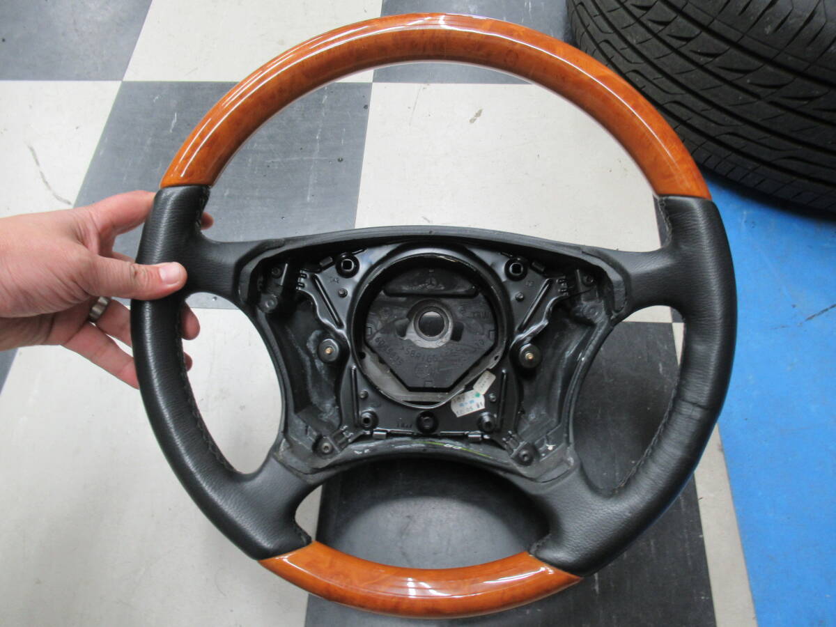 W220 W215 chestnut wood steering gear AMG Lorinser - wood 