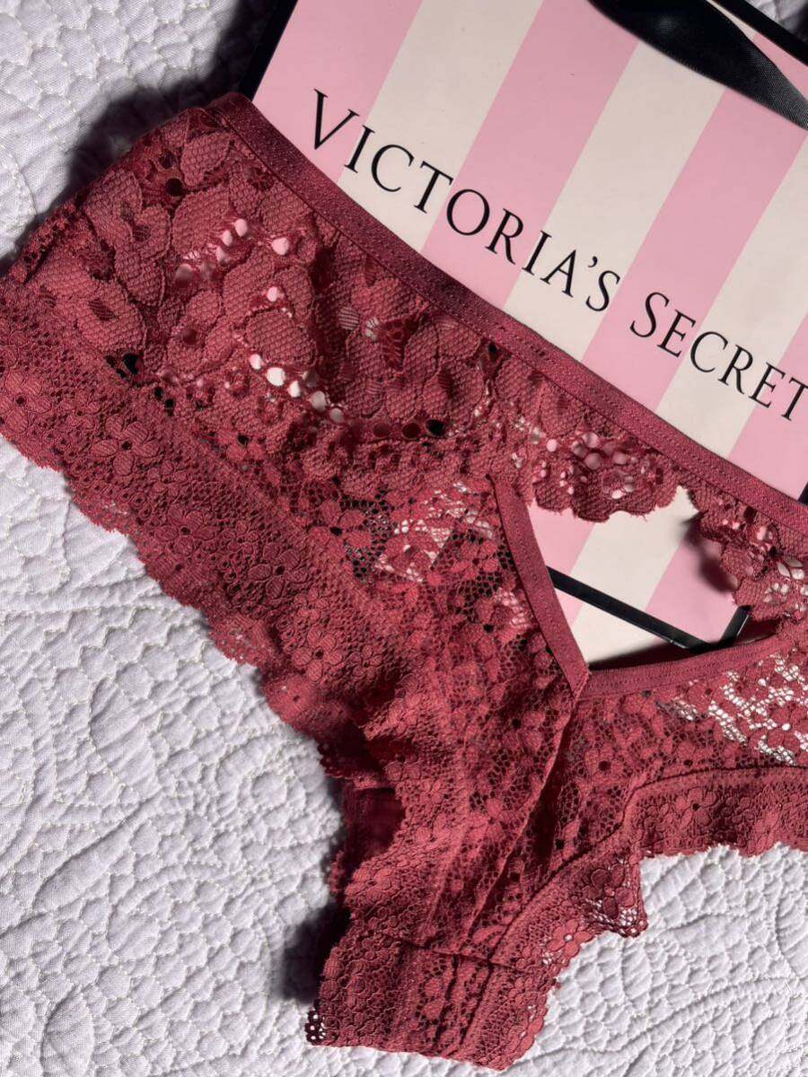  редкий * высококлассный линия Victoria Secret шорты бикини лента цветочный принт бордо Rollei z T-back song хлеб ti Logo нижнее белье Ran Jerry 