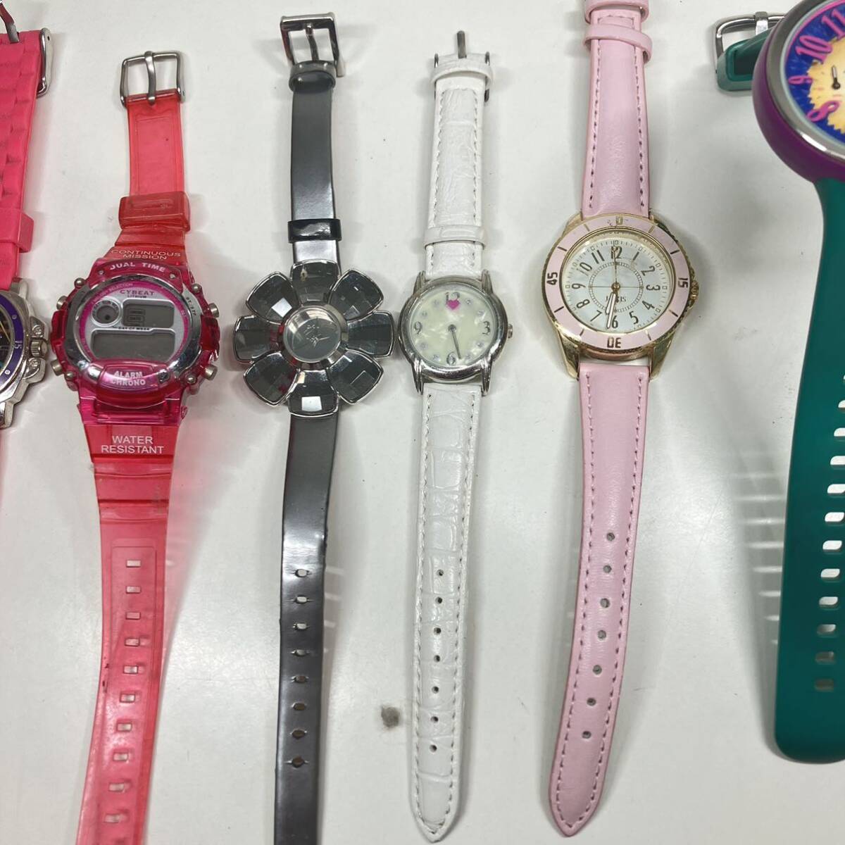 1円〜 2☆ BEAMS JAXIS DKNY 腕時計 クオーツ クォーツ腕時計 221945 NY-2120 BL1129 シルバーカラー ピンク ビームス まとめて 動作未確認の画像4