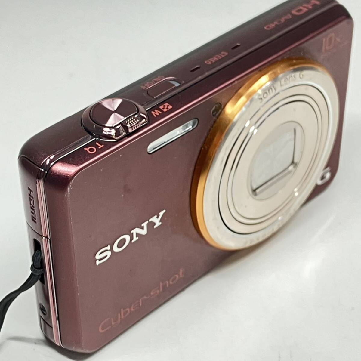 1円〜 2M SONY Cyber-shot デジタルカメラ DSC-WX100 ソニー サイバーショット バッテリー付き 動作未確認 ピンク 1820万画素デジカメ _画像5