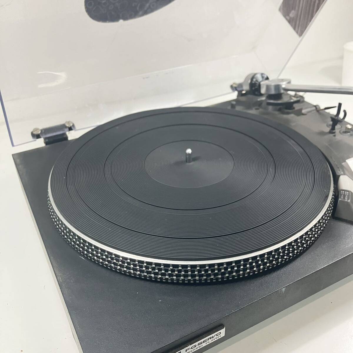 1円〜 3T Technics テクニクス ターンテーブル レコードプレーヤー SL-23 通電確認済み（円盤回転しません） 昭和レトロ 音響機器_画像3