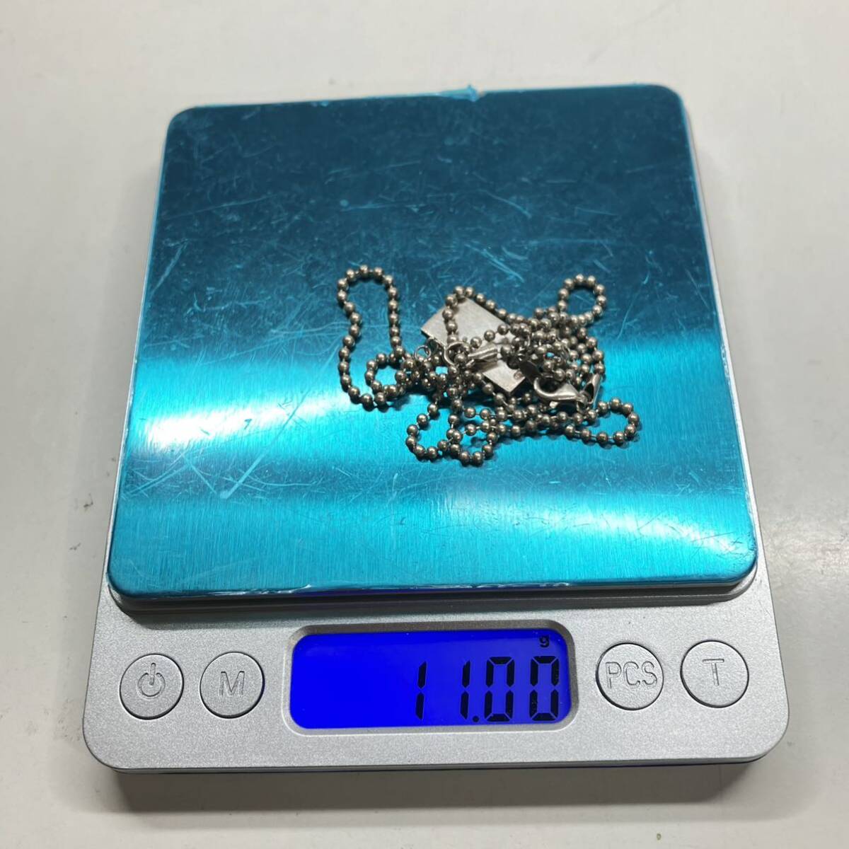 1円〜 3F シルバー925 GUCCI グッチ ネックレス SILVER925 刻印 銀 アクセサリー 総重量11g（ペンダントトップ4.19g） 全長約60cm イタリア_画像10