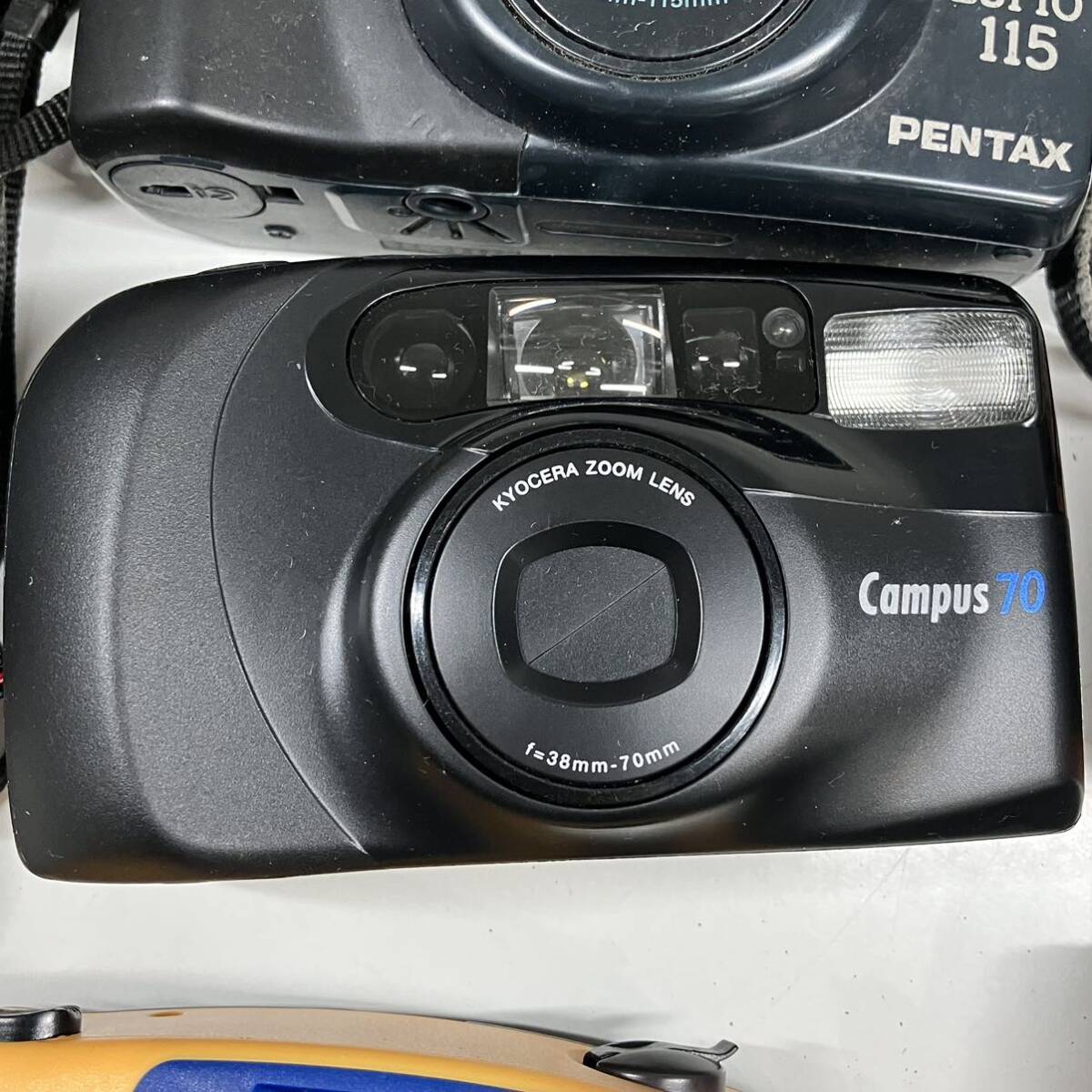 1円〜 3T OLYMPUS PENTAX Konica FUJIFILM フィルムカメラ まとめ 動作未確認 IZM220 AF-1 ESPIO115 EPION50AF EASYSHOT500 レトロ の画像7
