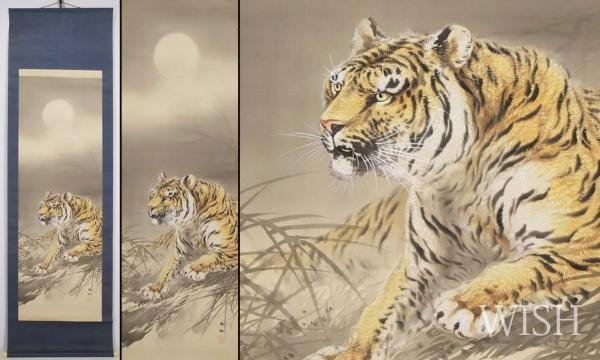Yahoo!オークション - 【真作】【WISH】三尾呉石 日本画 金泥 Yahoo!オークション - 【真作】【WISH】三尾呉石 日本画 金泥