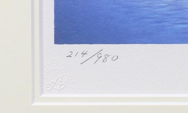 [ подлинный произведение ][WISH] глициния замок Kiyoshi .[.... ... арфа ] литография автограф автограф сертификат есть подтверждение наклейка * популярный произведение #23122797