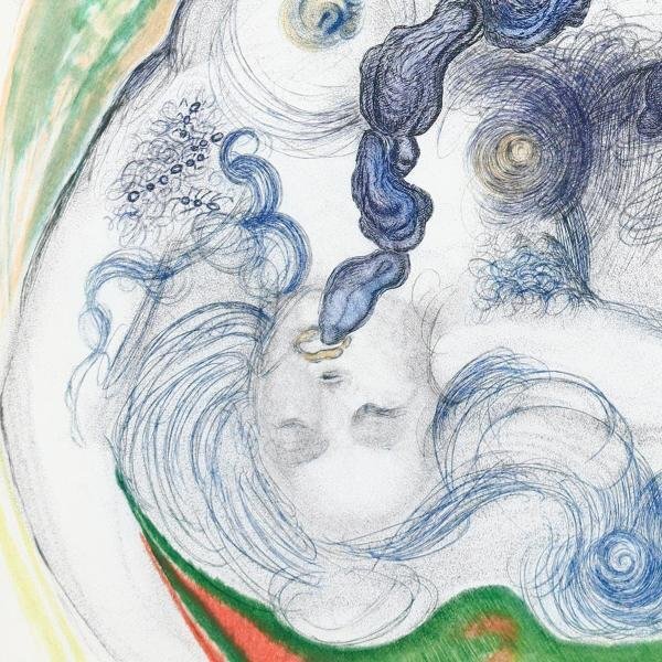 【真作】【WISH】サルバドール・ダリ Salvador Dali「Oysters and nude,1967」銅版画 約12号 大作 　　〇シュルレアリスム巨匠 #24023733_画像4