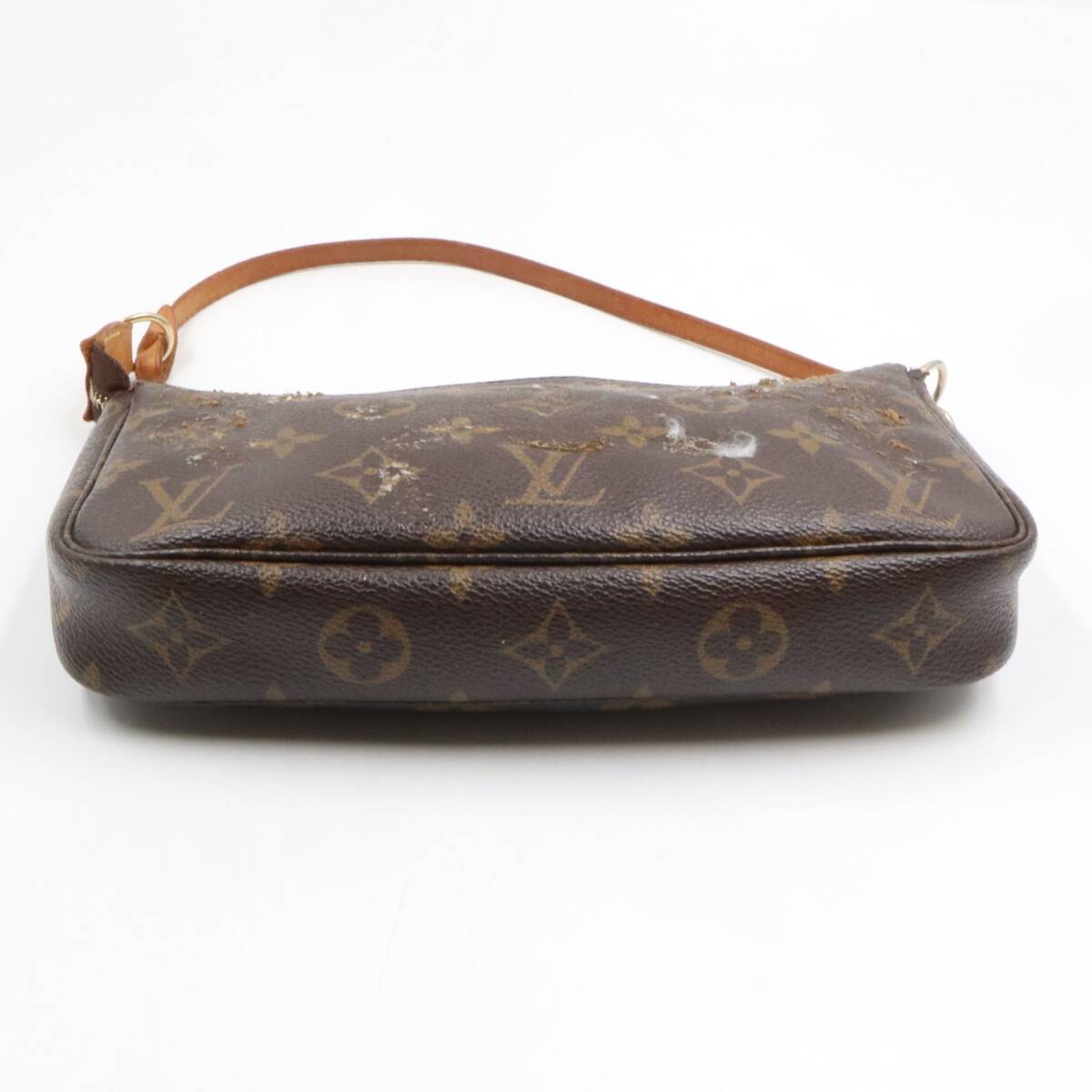 ★LOUIS VUITTON ルイヴィトン M51980 モノグラム ポシェット アクセソワール アクセサリーポーチ マルチケース ブラウン系_画像3