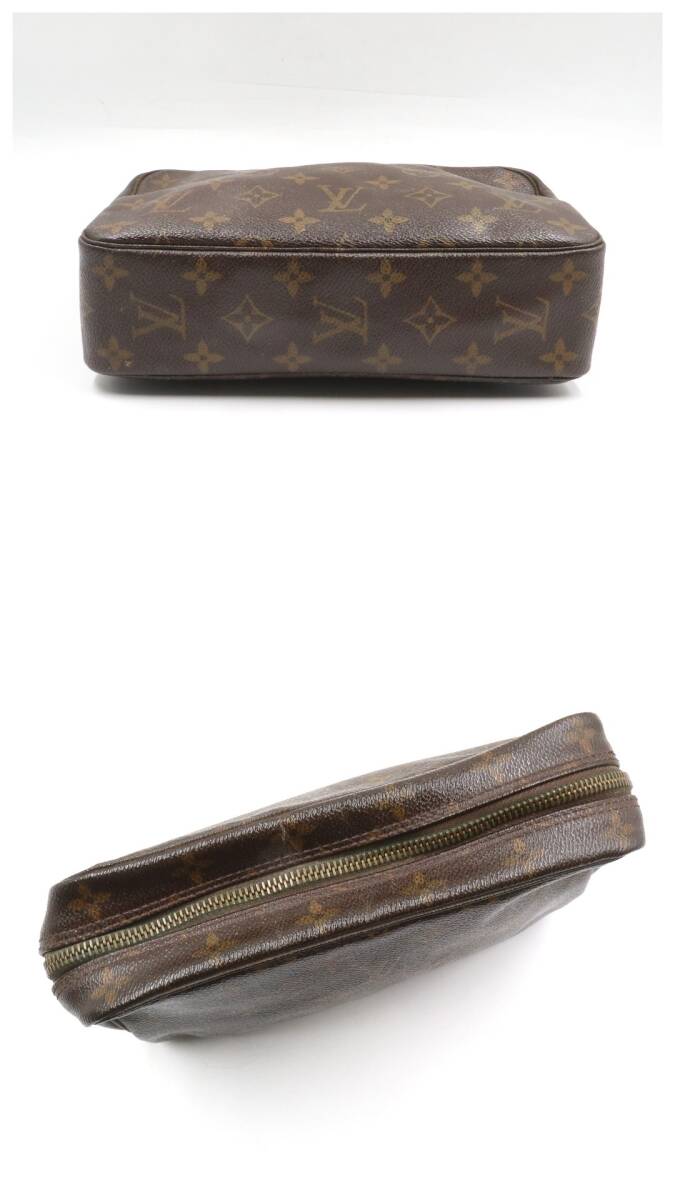 ★LOUIS VUITTON ルイヴィトン M47524 モノグラム トゥルース トワレット23 クラッチバッグ セカンドバッグ ポーチ ブラウン系_画像3