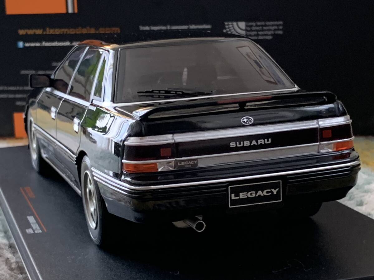 ixo models 超希少旧車モデル1/18 スバル レガシィ RS 1991年 黒18CMC131A.22 SUBARU LEGACY RS 1991 レガシー プロポーションモデル 美品の画像2