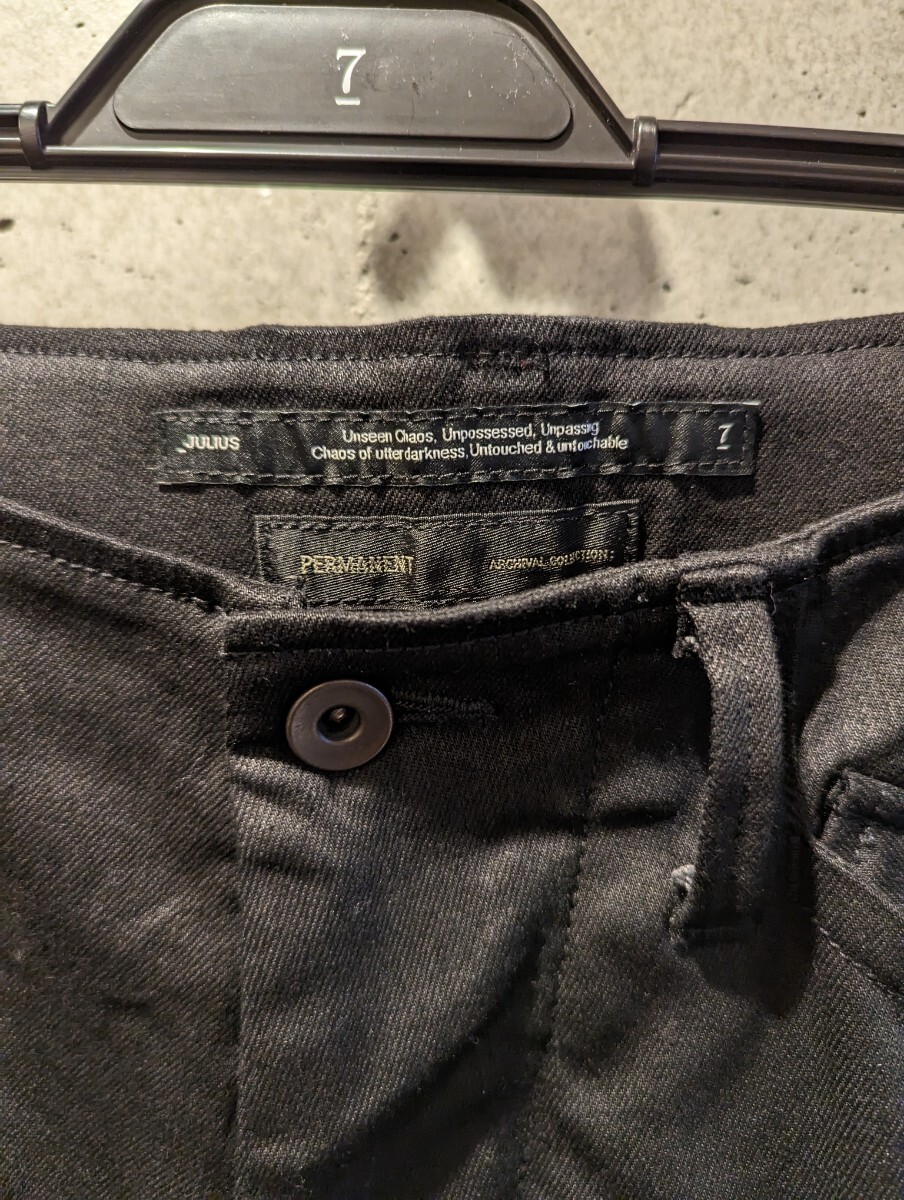 ユリウス 7分丈 ガスマスクカーゴ パンツ 24SS JULIUS ガス ユリウス 7分丈 ガスマスクカーゴ パンツ 24SS JULIUS ガス