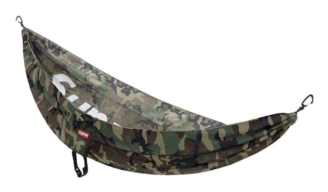 未使用 19SS Supreme ENO DoubleNest Hammock WOODLAND CAMO シュプリーム ハンモック カモフラ グランピング キャンプ アウトドア_画像2