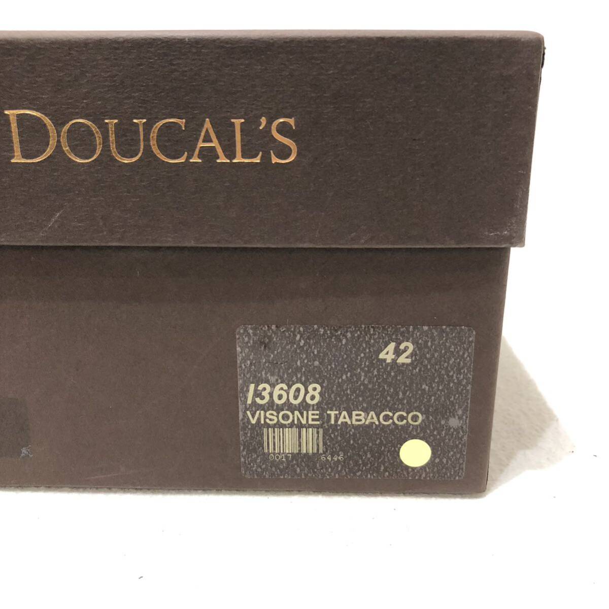 DOUCAL'S ダブルモンクストラップ スエードシューズ I3608 サイズ42 デュカルス ビジネスシューズ ドレスシューズ 冠婚 パーティー_画像9