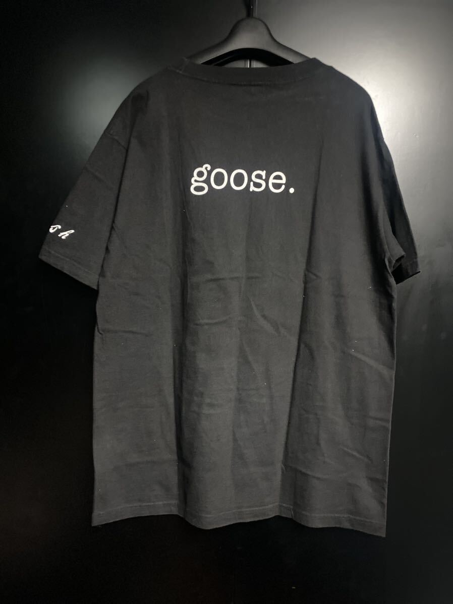 90'S当時物 BUSH goose Tシャツ ヴィンテージ バンドTシャツ　サイズL ブッシュ ブラック コピーライト 野村訓市 _画像2