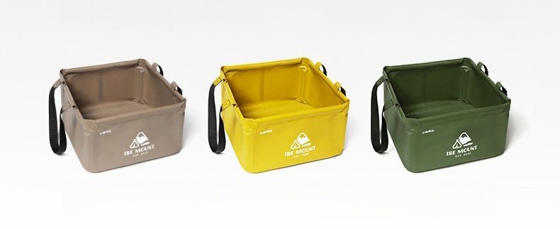  multifunction bucket outdoors for pack sink folding type four angle light weight outdoor mobile water. inserting thing case wash ..30*30*17 15L