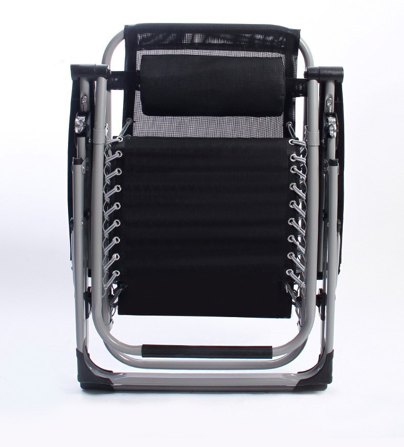 椅子 インフィニティチェア 折りたたみ 安定感抜群 無重力 アウトドアチェア リクライニングチェア カップホルダー付 角度調節 シルバー_画像6