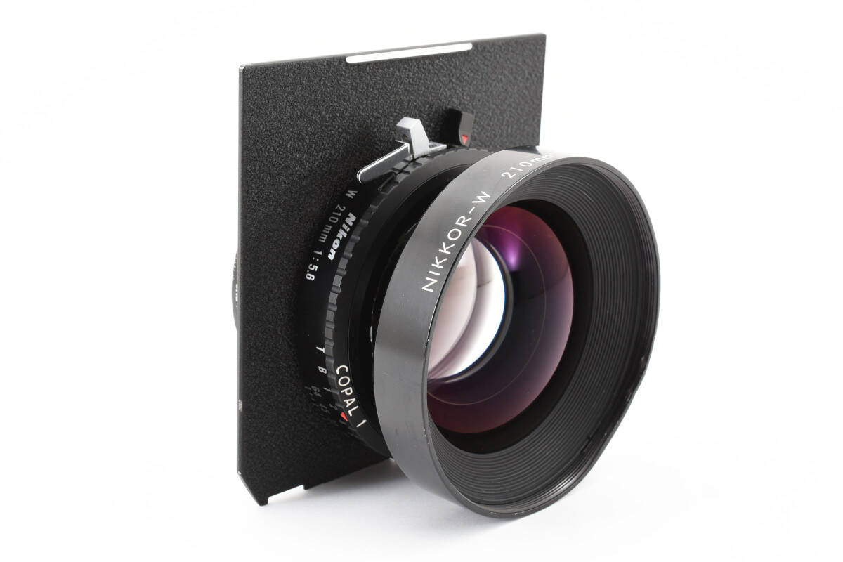 【動作良好品★】シャッター超良好★ Nikon ニコン NIKKOR-W 210mm 1:5.6 COPAL1 大判カメラ レンズ #M10351の画像3