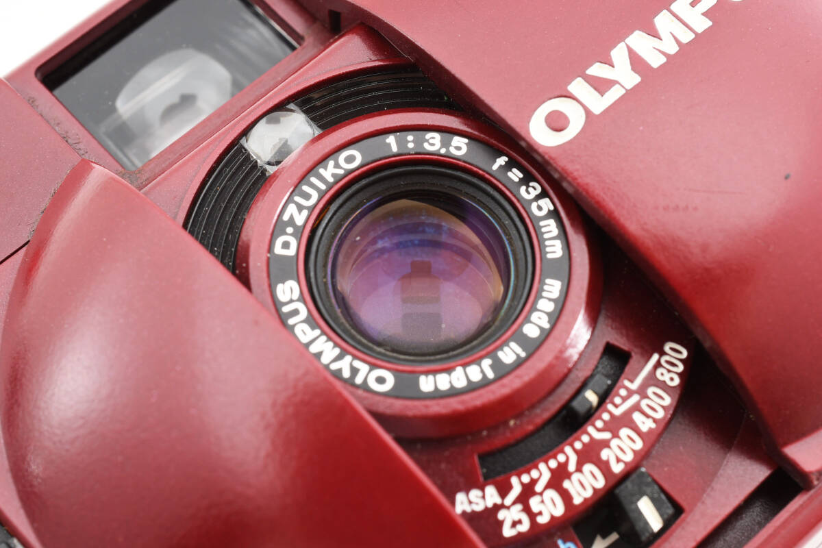 【シャッター&フラッシュ動作品★】オリンパス OLYMPUS XA2 A11 レッド 赤 ★大人気カラー★ #M10376_画像10