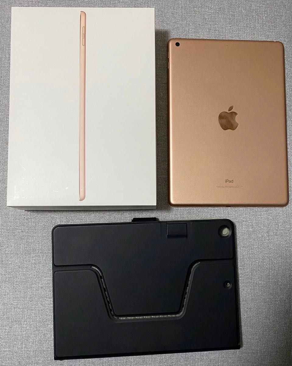 【美品】Apple iPad 第6世代 128GB ゴールド Wi-Fiモデル【正規品】外箱あり 未使用ケーブル・アダプター付属