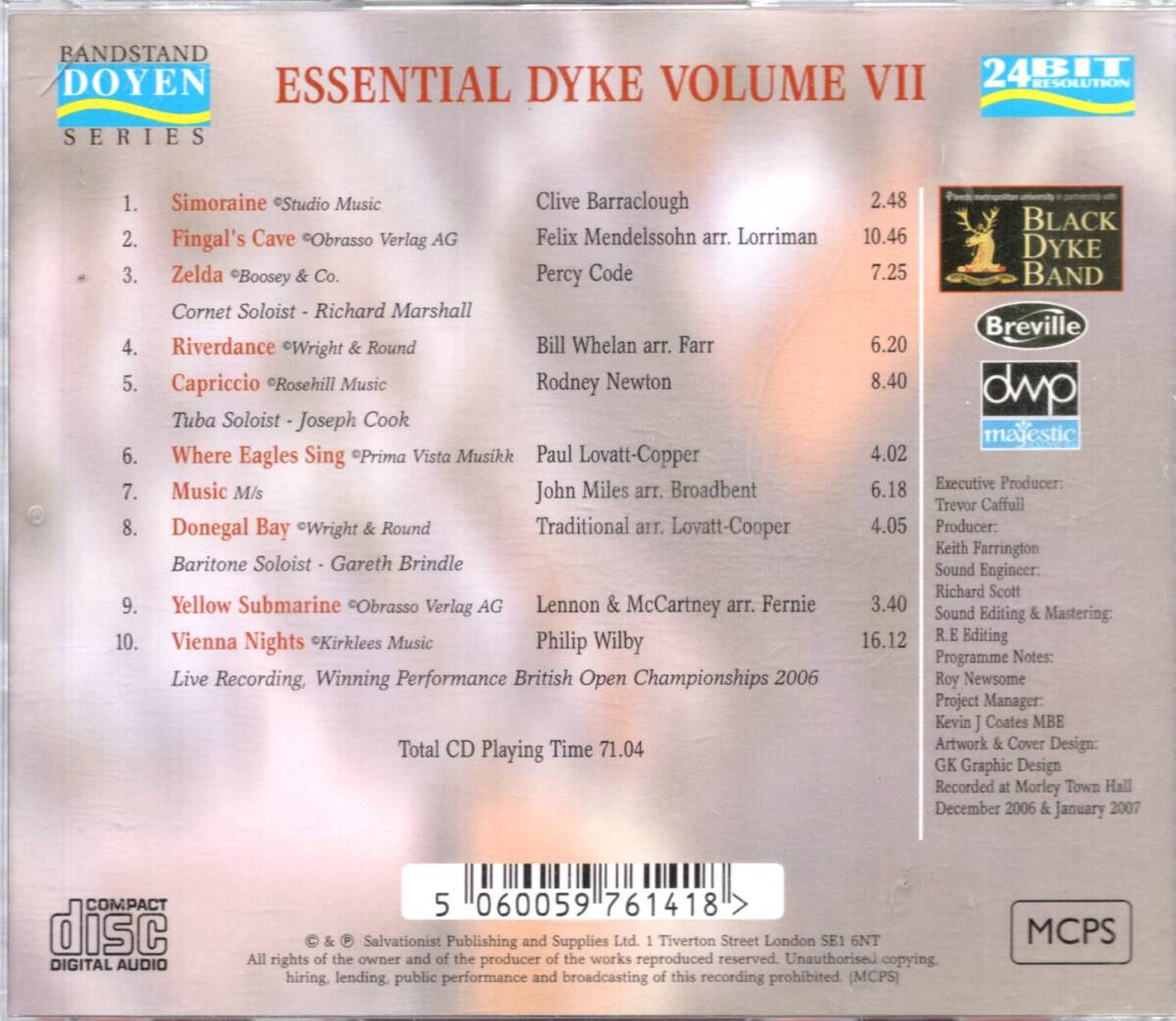 pc401　　　　ESSENTIAL DYKE Vol.VⅡ／BLACK DYKE BAND_画像2