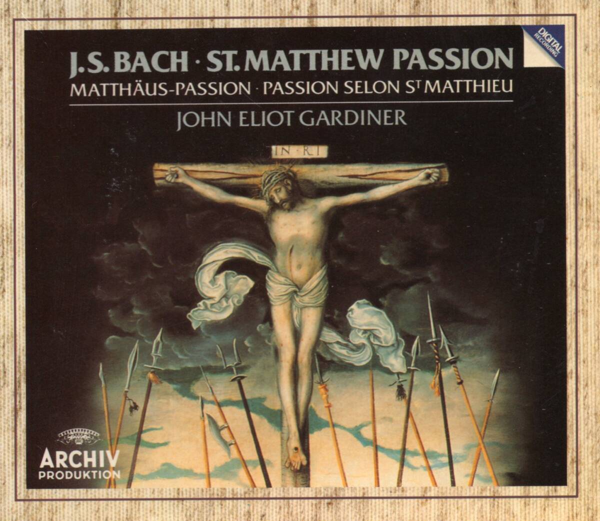 J.S.バッハ:ST.MATTHEW PASSION /ガーディナー(3CD)_画像1