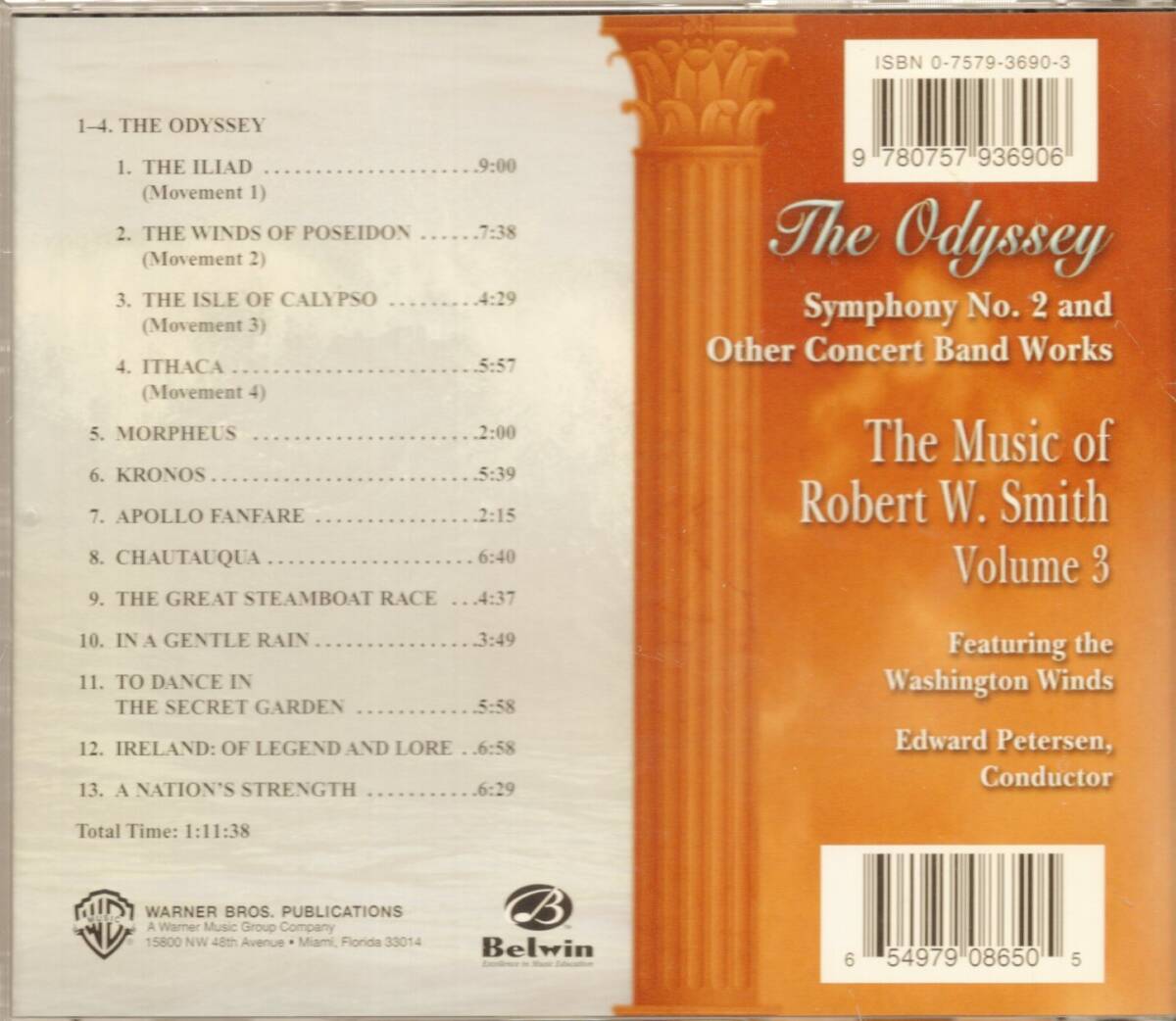 pc367 THE ODYSSEY /THE MUSIC OF ROBERT W.SMITH Vol.3 _画像2