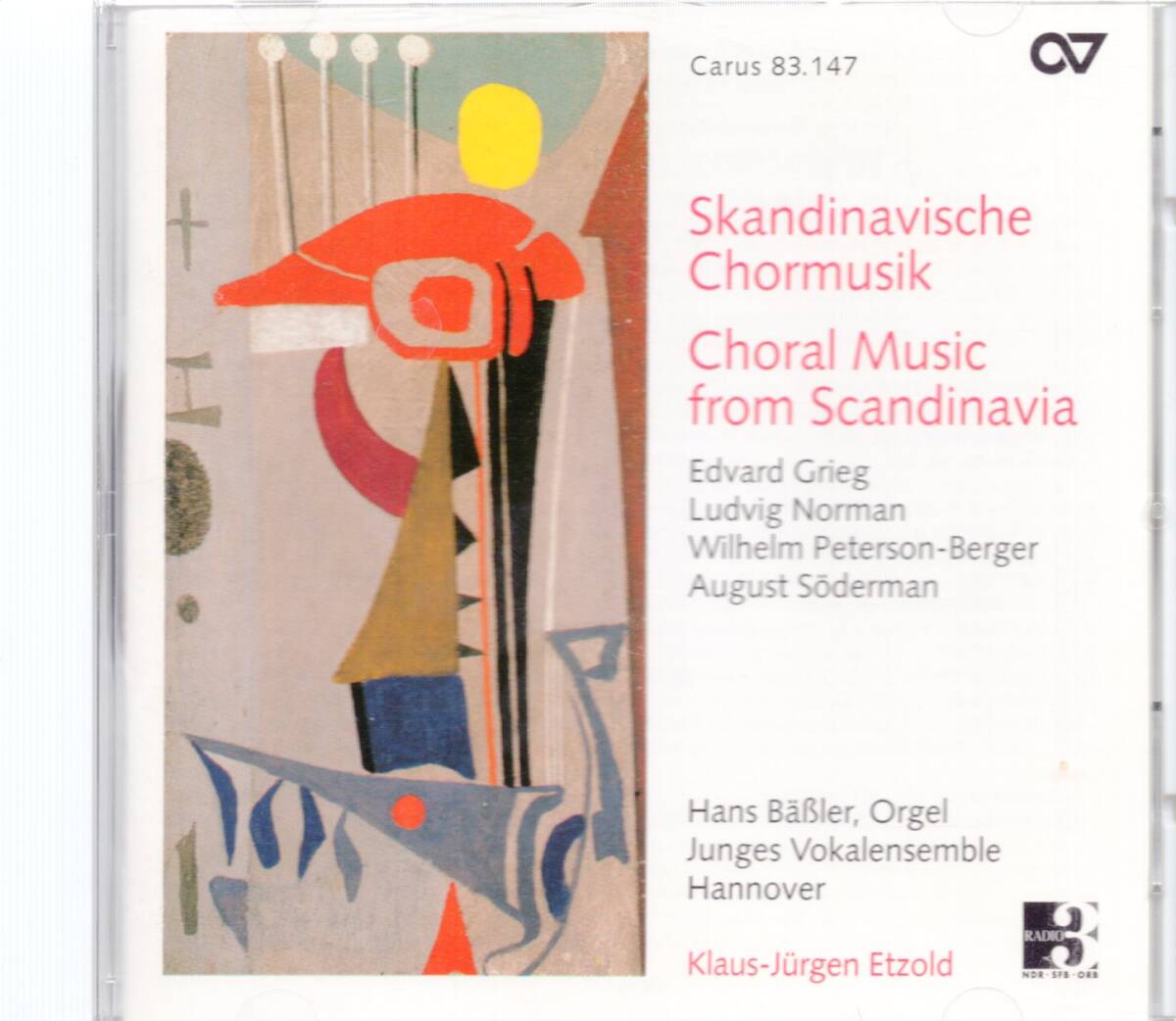 ol733　　グリーグ他：SKANDINAVISCHE CHORMUSIK /BABLER_画像1