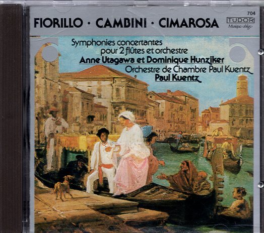  Sinfonia Concertanti-fiorillo, Cambini, Cimarosa: 宇田川杏奴 Hunziker(Fl)Kuentz / Paul Kuentz Coの画像1