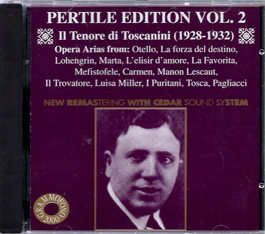 PERTILE EDITION VOL.2 IL Tenore di Toscanini （1928-1932）_画像1